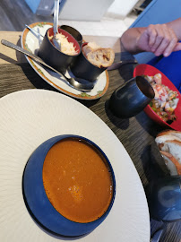 Soupe de tomate du Restaurant français Restaurant La Trinquette à Grandcamp-Maisy - n°2
