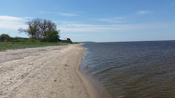 Foto von Poberezh'ye beach mit lange, gerade küste