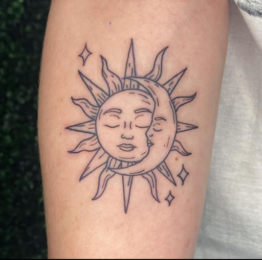 Explore western sleeve tattoo ideas, creative tattoo ideas in Oviedo, available at Fine Ink Studios Tattoos