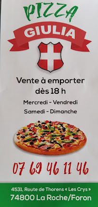 Pizza du Pizzas à emporter Pizza Giulia à La Roche-sur-Foron - n°1