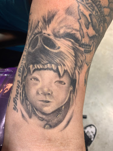 Explore maiden name tattoo ideas, creative tattoo ideas in Conroe, available at Monsters Ink, LLC