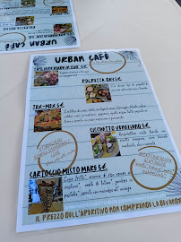Menu du Urban Cafè à Ortona