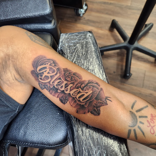 Explore men tattoo ideas forearm, creative tattoo ideas in Moss Point, available at DaBomb Tattoo,piercing, and Paint and sip