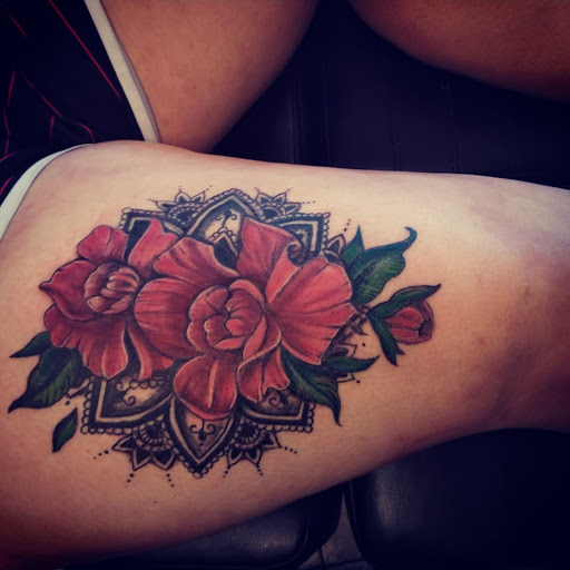Find small tramp stamp tattoo ideas for your next unique tattoo in Amarillo at Music Box Body Art Studio
