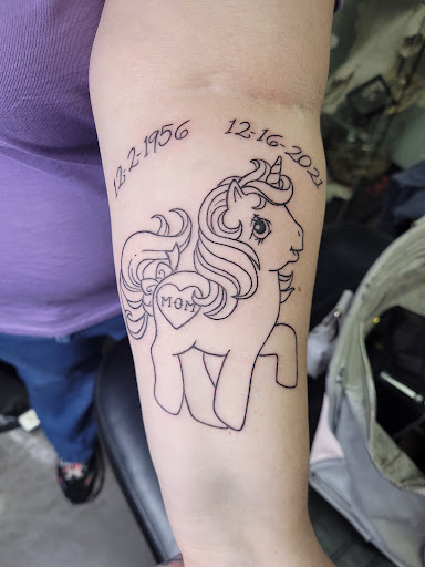 Explore dope tattoos ideas, creative tattoo ideas in Plainfield, available at A Thin Line Tattoo
