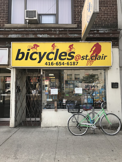 Bicycles At St Clair