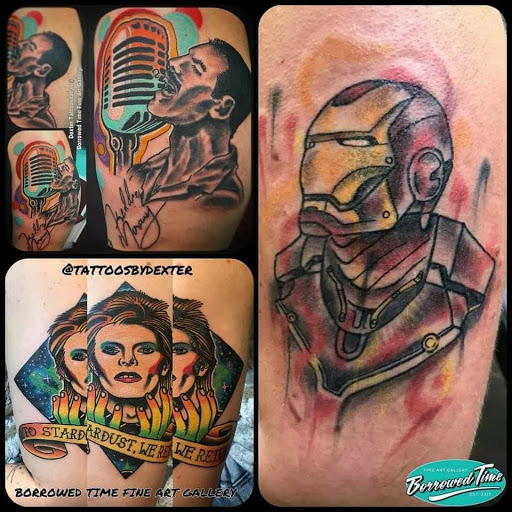 Explore thunderbird tattoo ideas, creative tattoo ideas in Mckinney, available at Borrowed Time Fine Art Gallery Tattoo Shop