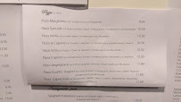Menu / carte de L’italiano Due à Ulm