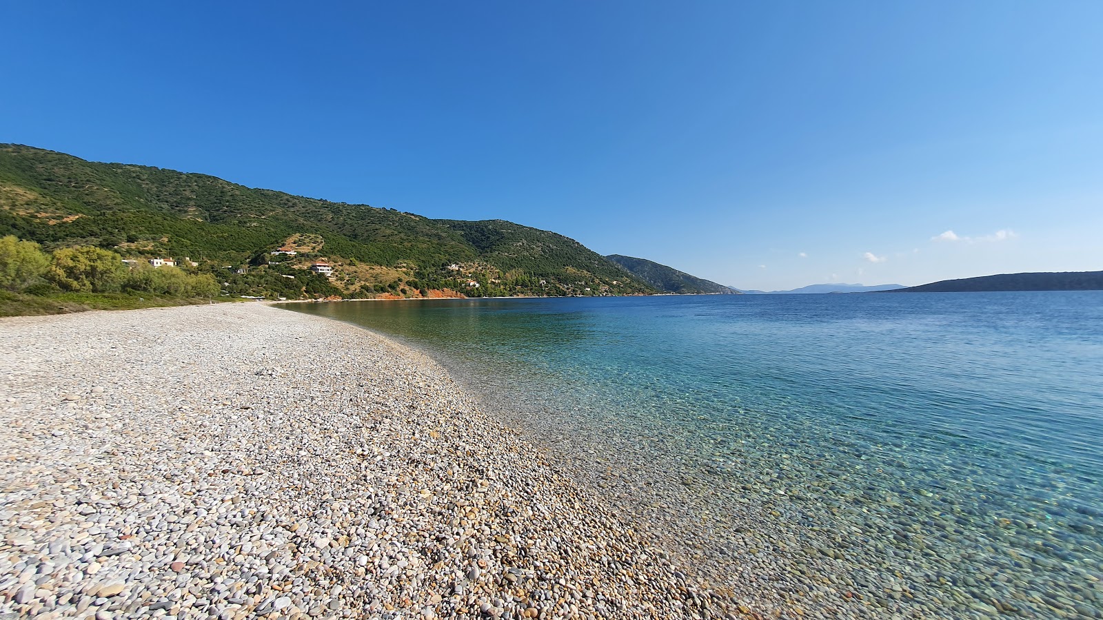 Zdjęcie Ag. Dimitrios beach z przestronna linia brzegowa