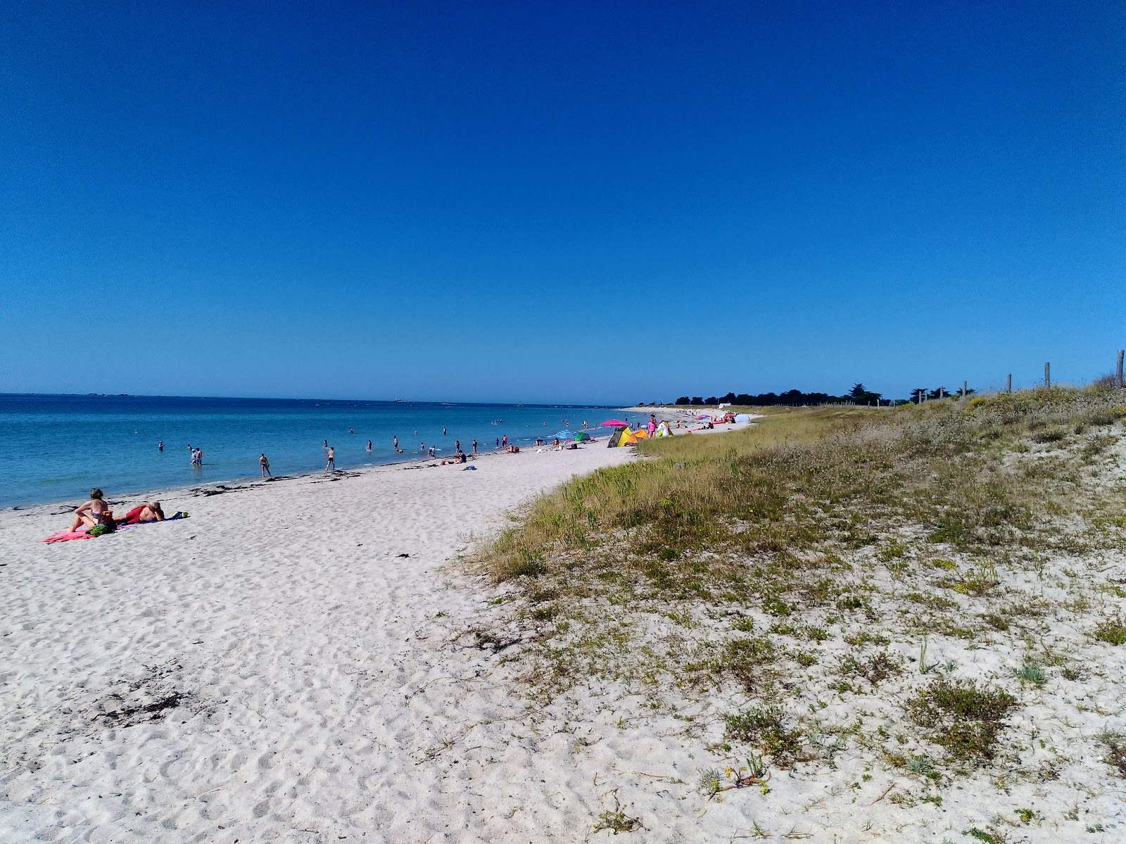 Fotografija Plage du Ster z modra čista voda površino