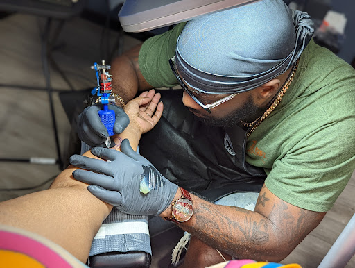 Explore dagger tattoo ideas, creative tattoo ideas in Largo, available at Ink Godz Tattoo 2