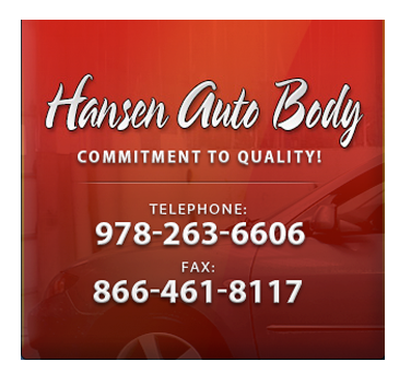 Auto Body Shop «Hansen Auto Body», reviews and photos, 5R Willow St, Acton, MA 01720, USA