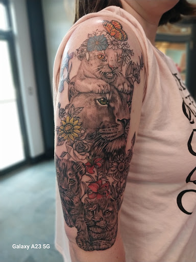 Explore stardust tattoo ideas, creative tattoo ideas in Jacksonville, available at Sinsations Custom Art & Design
