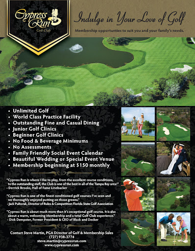Golf Club «Cypress Run Golf Club», reviews and photos, 2669 St Andrews Blvd, Tarpon Springs, FL 34688, USA