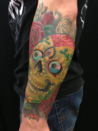 Explore queen bee tattoo ideas, creative tattoo ideas in San Diego, available at Funhouse Tattoo