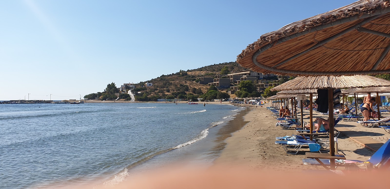 Fotografija Agia Marina Beach udobje območja