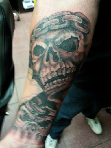 Explore half sleeve family tattoo ideas, creative tattoo ideas in Longview, available at Fugis Tattoo Shop