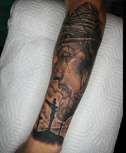 Explore tattoo ideas for stretch marks, creative tattoo ideas in Lakeview, available at Backwoods Tattoo Studio