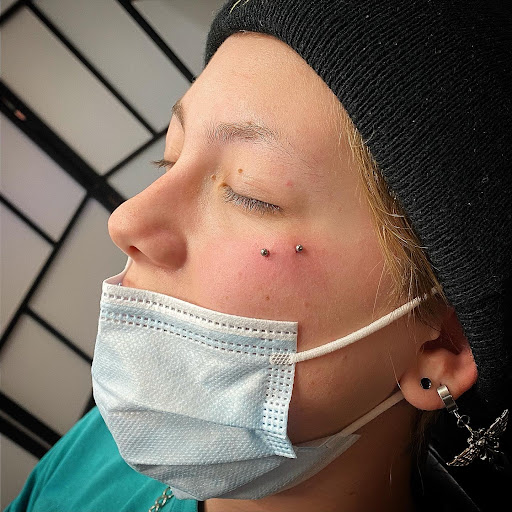 Explore tractor tattoos ideas, creative tattoo ideas in Cary, available at Fine Art Body Piercing By Lilith Mae