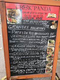 Restaurant Crok'panda à Arles (la carte)