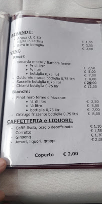 Menu / carte de Agriturismo Fattoria Pratobuscante - Barzio (lc) à Barzio