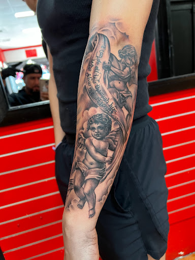 Explore chinese writing tattoo ideas, creative tattoo ideas in El Paso, available at Estilo Firme Tattoo Co.