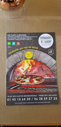 Pizza du Restaurant italien Italian Touch’ Feu De Bois à Ivry-sur-Seine - n°11