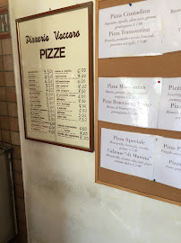 Pizzeria Trattoria Bar Vaccaro à Tramonti carte