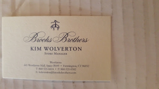 Clothing Store «Brooks Brothers», reviews and photos, 445 W Farms Mall, Farmington, CT 06032, USA