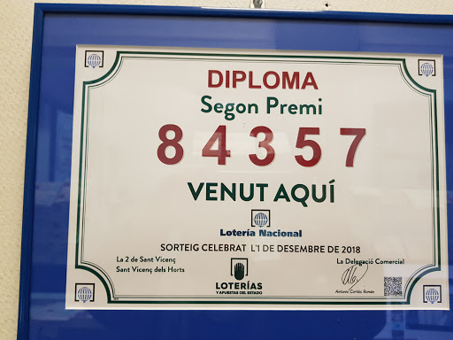Administración de Lotería 2 de Sant Vicenç dels Horts en Sant Vicenç dels Horts