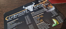 Clubhouse Grill & Bar Restaurant à Schweitenkirchen menu