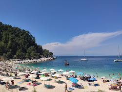 Foto di Spiaggia di Porto Vathy con baia piccola