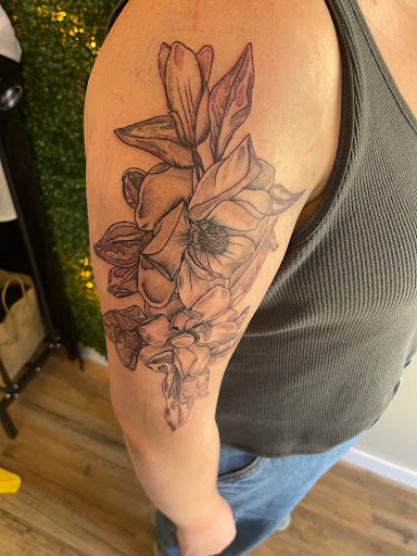 Explore princess crown tattoo ideas, creative tattoo ideas in Huxley, available at Lonely Bones Tattoo & Art