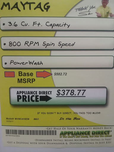 Appliance Store «Appliance Direct», reviews and photos, 7480 US-1, Titusville, FL 32780, USA