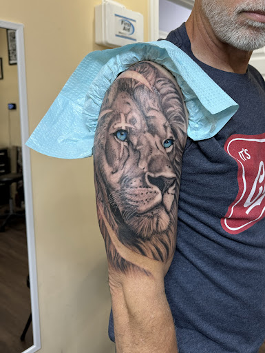 Explore jesus christ tattoo ideas, creative tattoo ideas in Richmond, available at Loose Screw Tattoo