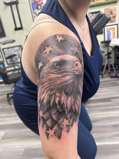 Explore spiral tattoo ideas, creative tattoo ideas in Midlothian, available at Ink and Iron Studios