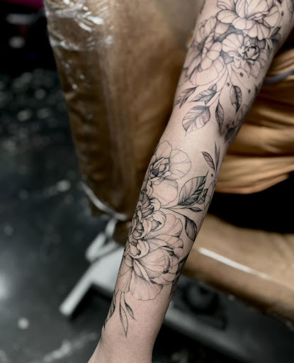 Explore sleep token tattoo ideas, creative tattoo ideas in Watertown, available at Golden Pathos Ink