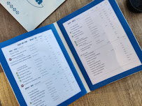 Restaurant méditerranéen Blue Beach à Nice (le menu)