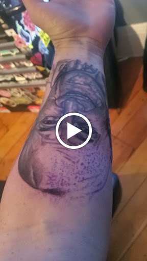 Explore arm butterfly tattoo ideas, creative tattoo ideas in Milwaukee, available at Black Rabbit Tattoo Collective