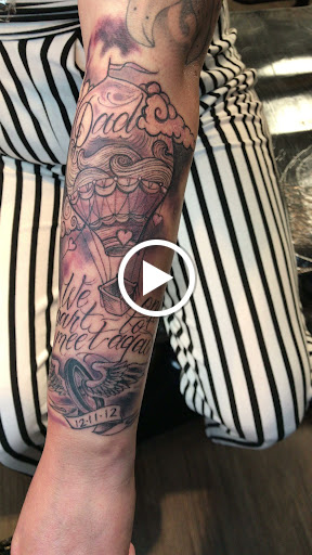 Explore butterfly flower tattoo ideas, creative tattoo ideas in Murrieta, available at CON INK TATTOOS LLC