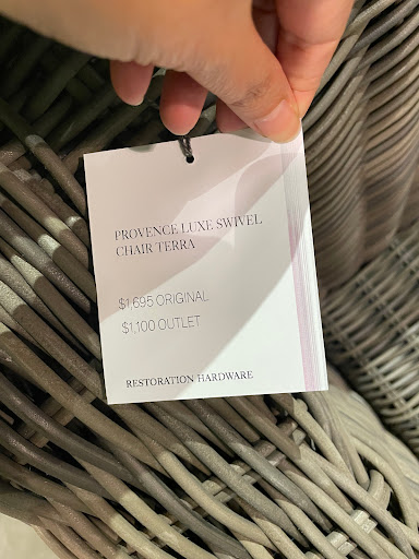 Interior Designer «Restoration Hardware Outlet», reviews and photos, 1048 South St #10, Wrentham, MA 02093, USA