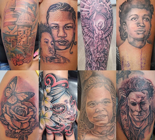Explore awesome tattoo ideas for men, creative tattoo ideas in New Bedford, available at Little City Tattoos