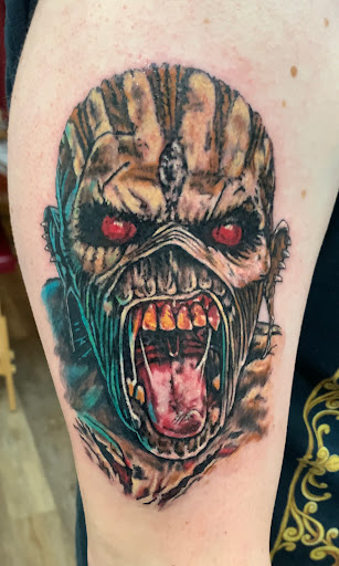 Explore tattoo ideas for men half sleeve, creative tattoo ideas in Longview, available at Burning Rock Tattoo