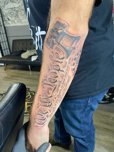 Explore stitch tattoo ideas, creative tattoo ideas in Ottawa, available at Dreams & Themes Tattoo Studio
