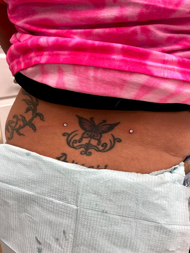 Explore small plant tattoo ideas, creative tattoo ideas in Myrtle Beach, available at Professional Body Piercing by Jackie