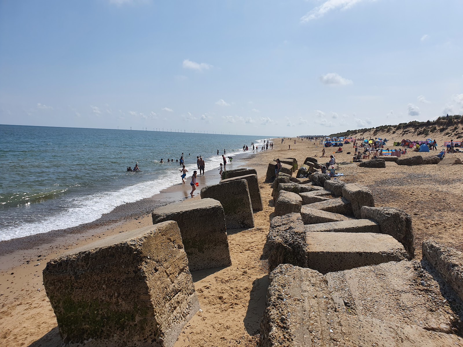 Foto van Winterton Strand wilde omgeving