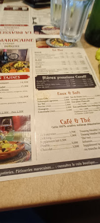 Restaurant marocain La Brasserie Marocaine à Carhaix-Plouguer (le menu)