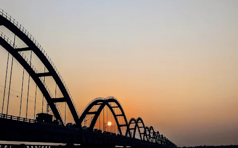 Godavari railway bridge image