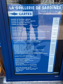 Restaurant restaurant la grillerie de sardines à Saint-Jean-de-Luz (la carte)