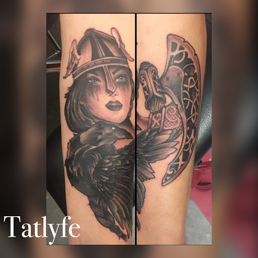 Explore wrist wrap tattoo ideas, creative tattoo ideas in Savannah, available at Tatlyfe Studios